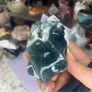 Moss Agate Flame
